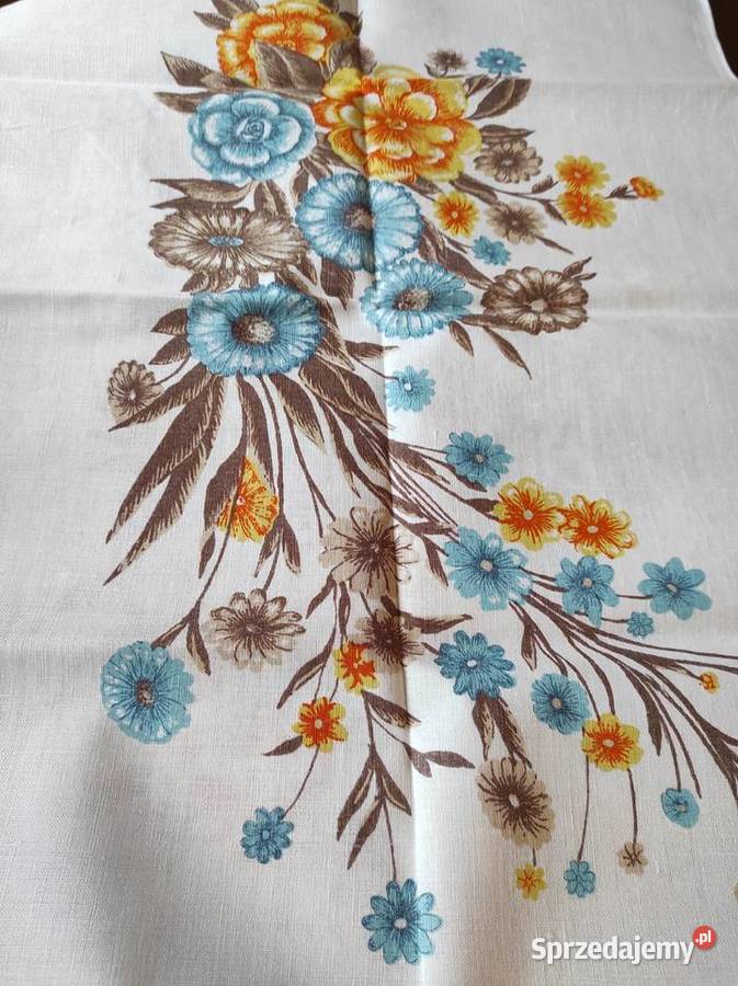 Obrus bawełna 100 PRL 130x90 Białystok