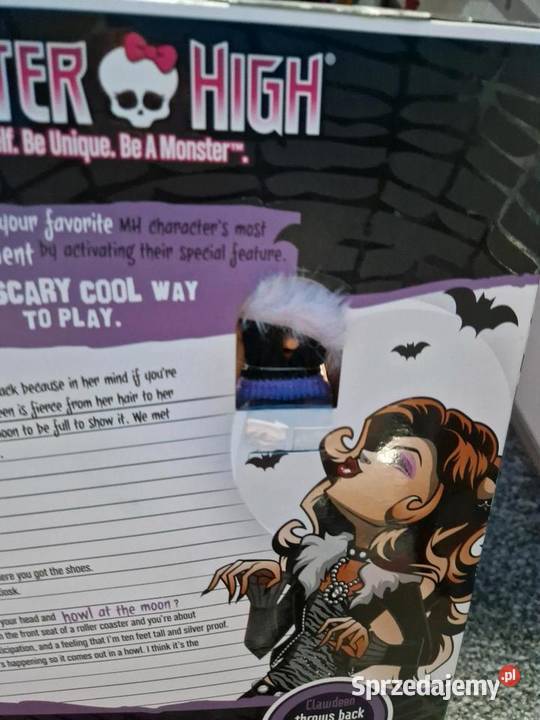 Lalka Monster High Clawdeen ghouls alive świętokrzyskie