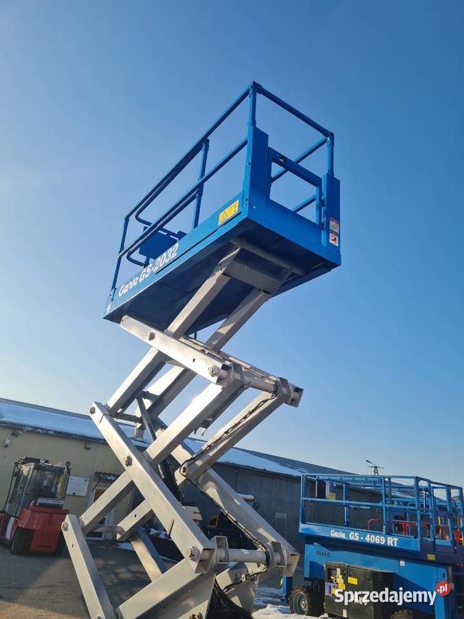 Podnośnik nożycowy elektryczny Genie GS2032 2012 pełny VAT Dźwigi, podnośniki Dąbrowa Tarnowska