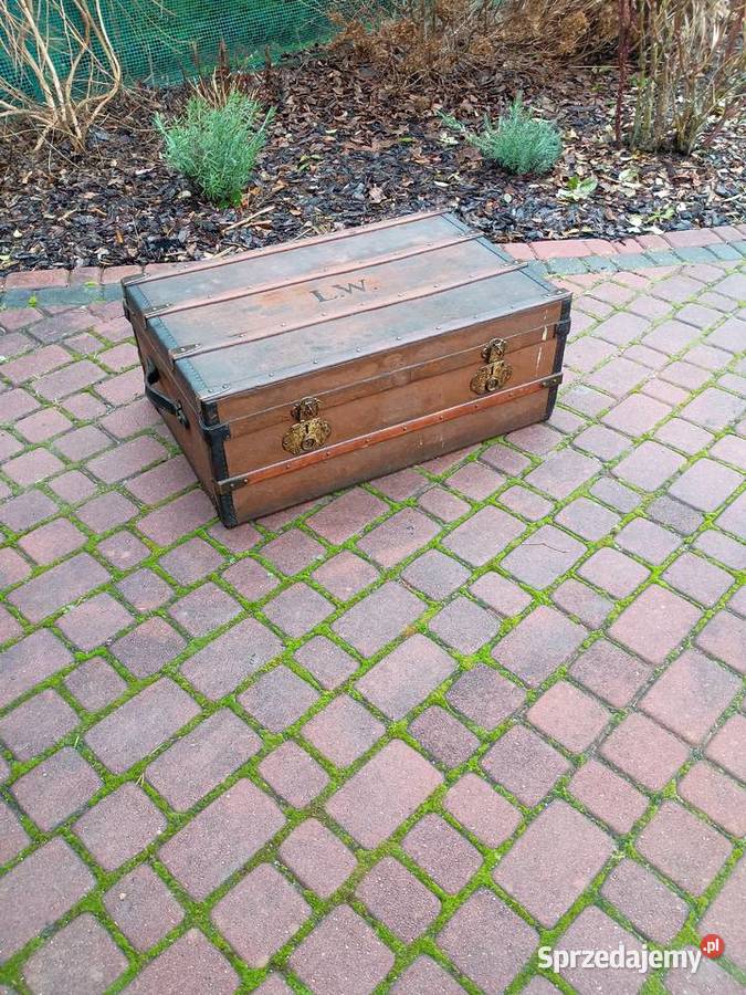 Stary kufer skrzynia Górsk