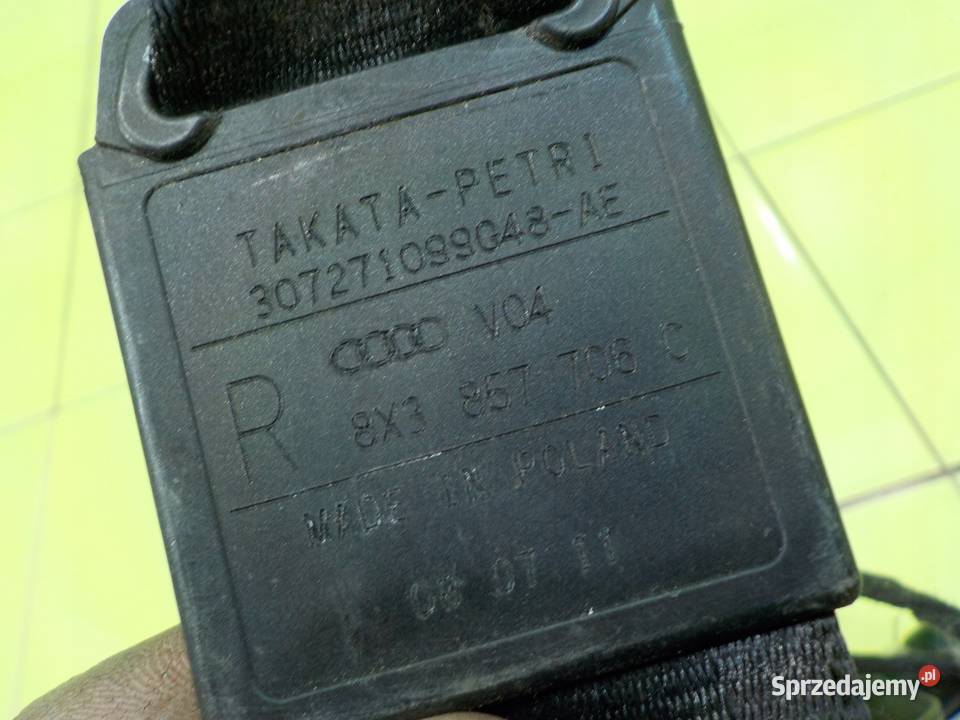 AUDI A1 8X 16 TDI 11r 3D pas bezpieczenstwa mazowieckie Suków