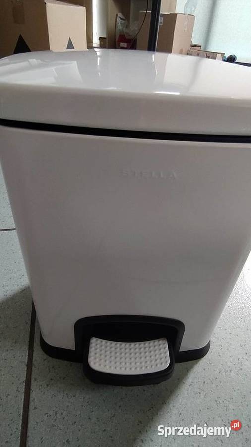 STELLA kosz pedałowy PREMIUM 5L Biały 2020305W Kalisz
