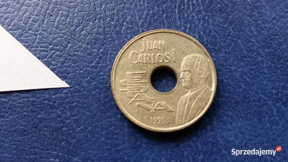 Stare monety 25 pats 1991 Hiszpania Lesko sprzedam