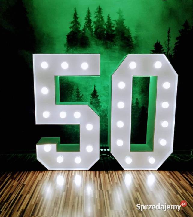 Wynajem Cyfr Napisu LED Czarnków