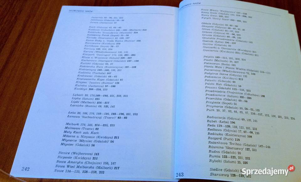 Nazwy miast Pomorza Gdańskiego Górnowicz Brocki Gdańsk