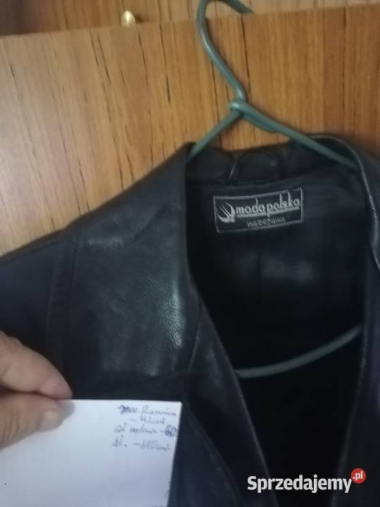 Płaszcz skurzany z lat PRL Kurtki i płaszcze Warszawa
