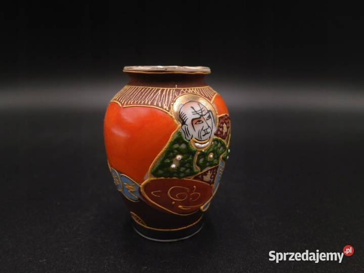 Wazonwazonik CHINYJAPONIA Porcelana i szkło Raszków