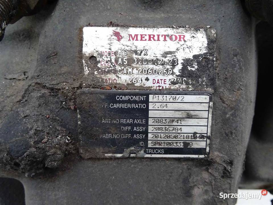 MOST TYŁ DYFER RENAULT TRUCKS PREMIUM 2 MS17X Motoryzacja