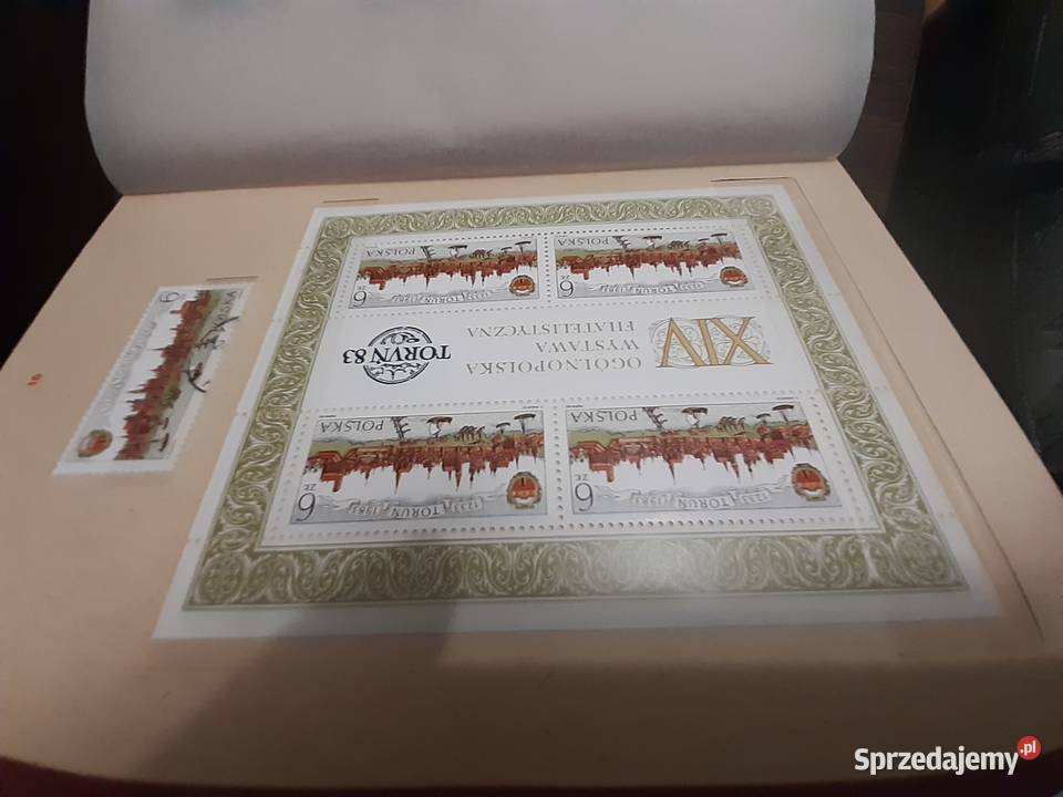 klaser jubileuszowy tom XV ze znaczkami Łomża