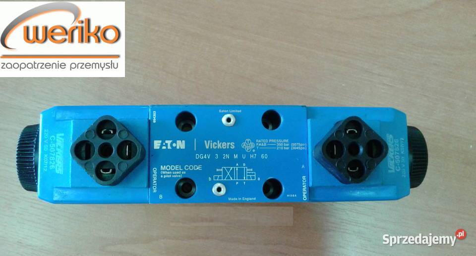 Elektrozawór Vickers DG4V 3 2A M U HL7 60 24V Lubin