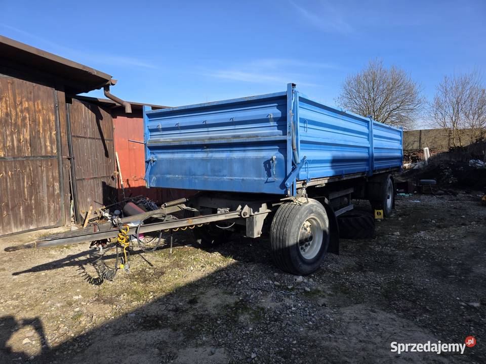 Przyczepa dwustronny wywrot lubelskie Janów Lubelski