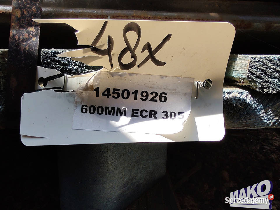 NOWE klepki płyty gąsienic Volvo 60 600mm 185x15 świętokrzyskie Ostrowiec Świętokrzyski