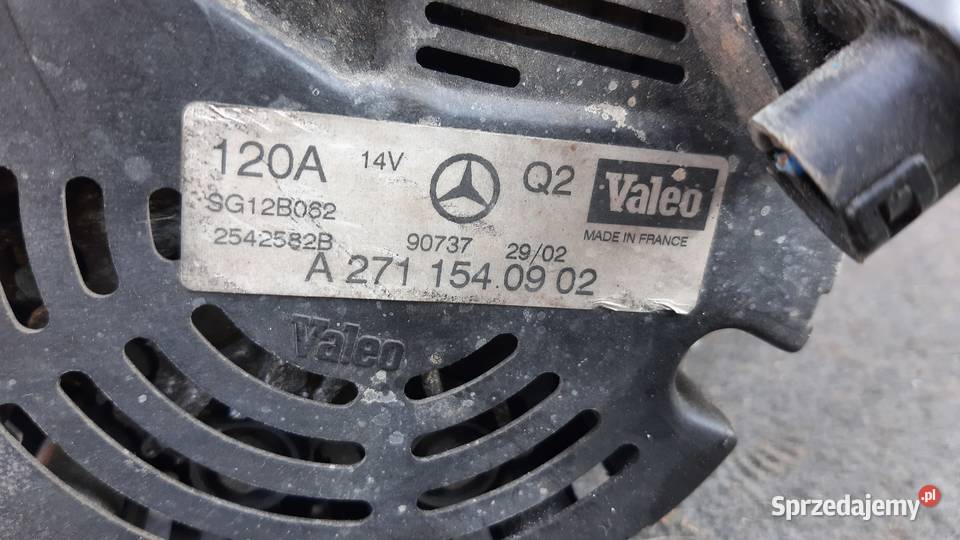 alternator Mercedes C w203 18 120A oryginał Dębno sprzedam