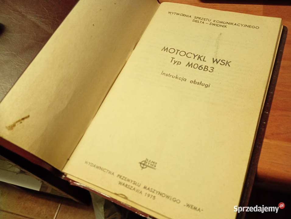Instrukcja obsługi WSK oryginał Lubliniec