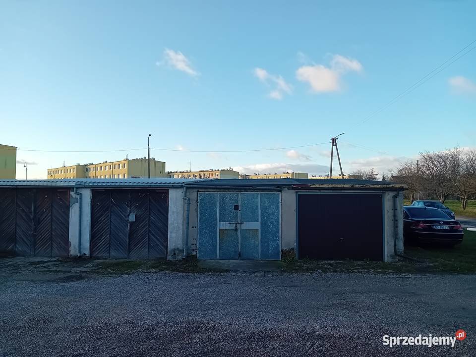 Syndyk sprzeda garaż w Bisxtynku Bisztynek sprzedam
