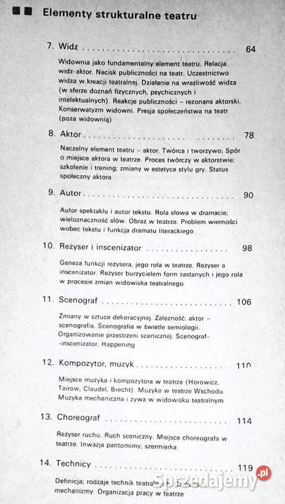 Elementy wiedzy o teatrze Andrzej Hausbrandt Rok wydania 1982 Chełm
