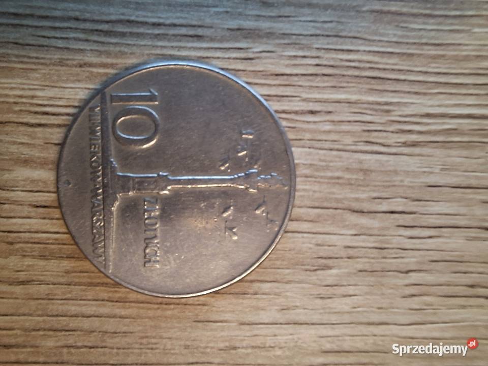 Moneta stara 10zl1965 Cybinka