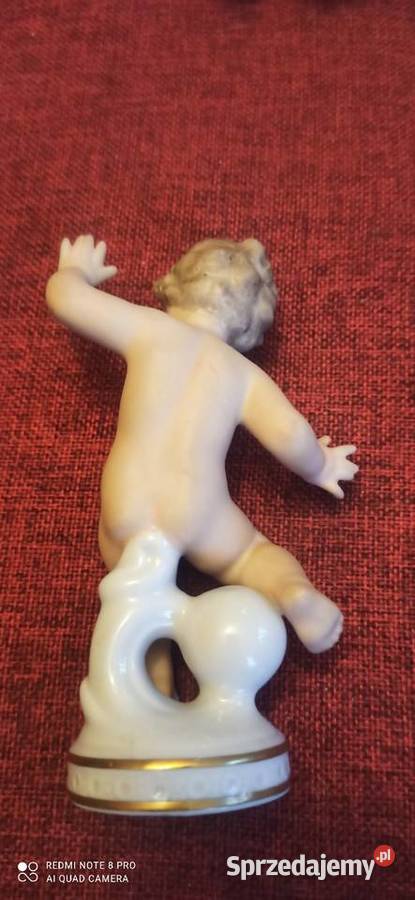 Figurka Putto Wallendorf Porcelana i szkło Gdańsk sprzedam