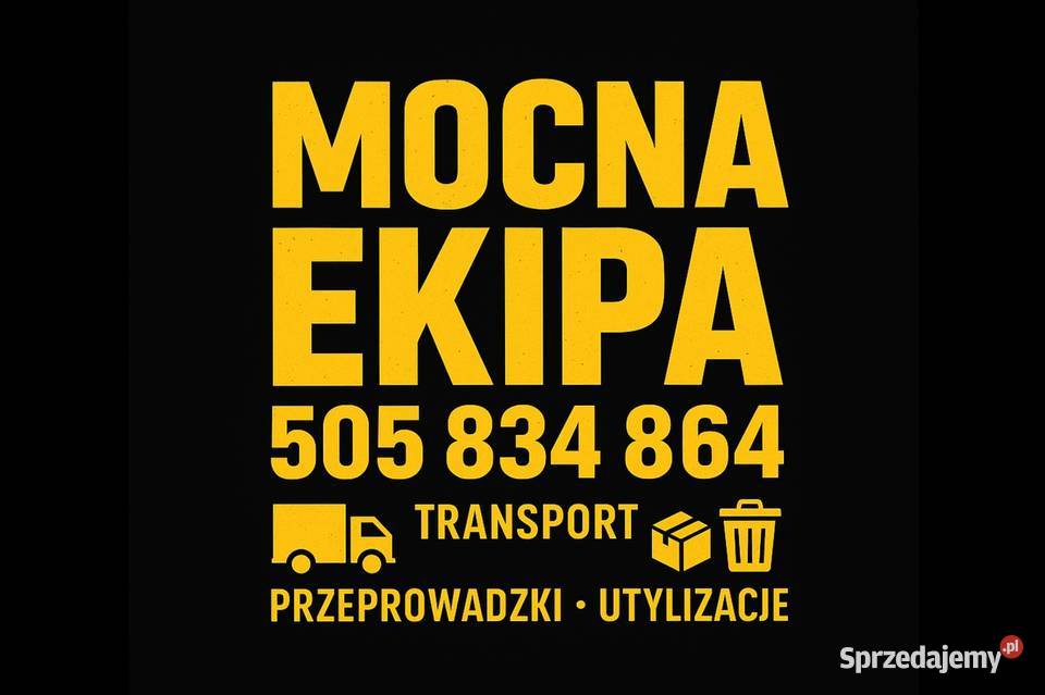 Mocna Ekipa Zero stresu Przeprowadzka Transport Częstochowa