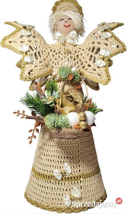 Anioł świąteczny 47 podświetlany