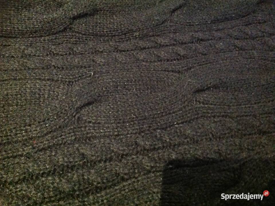 Sweter Dłuższy Damski VERO MODA S Wełna 10 czarny Nowa Sól