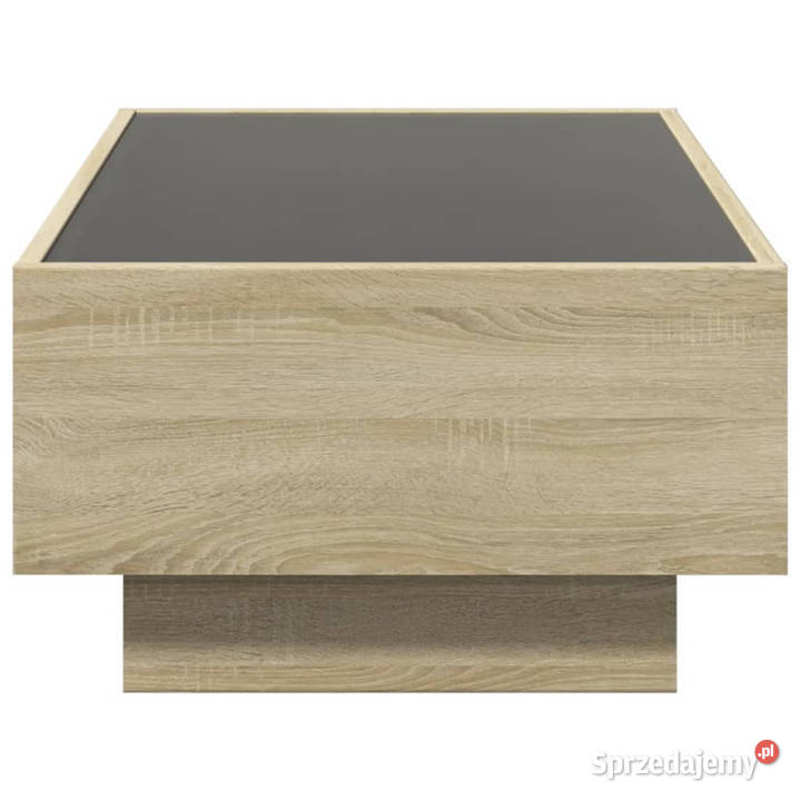 Stolik kawowy z LED dąb sonoma 90x50x30 WM847520 Stoły
