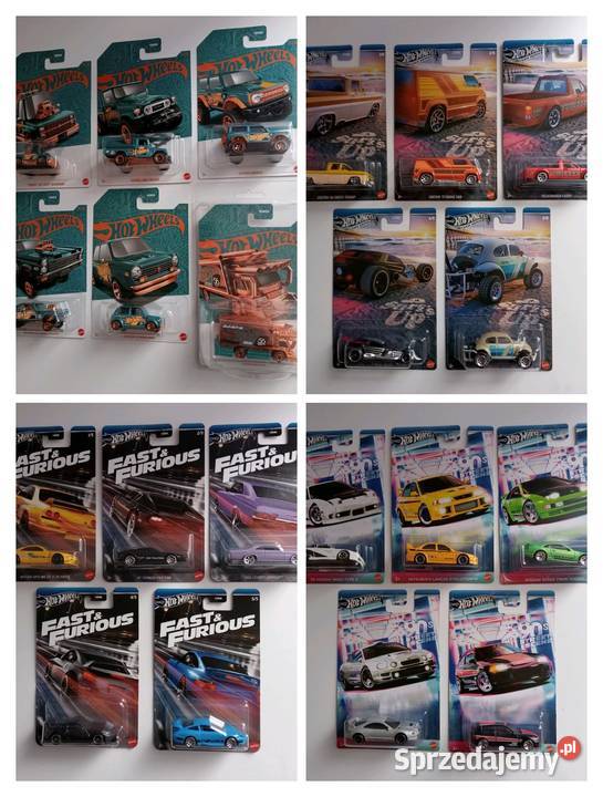 Hot Wheels Premium zestaw 3 sztuk wiele innych Mattel śląskie Jaworzno sprzedam