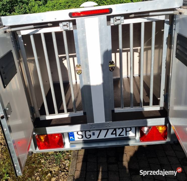 Przyczepka boksy do przewozu psów