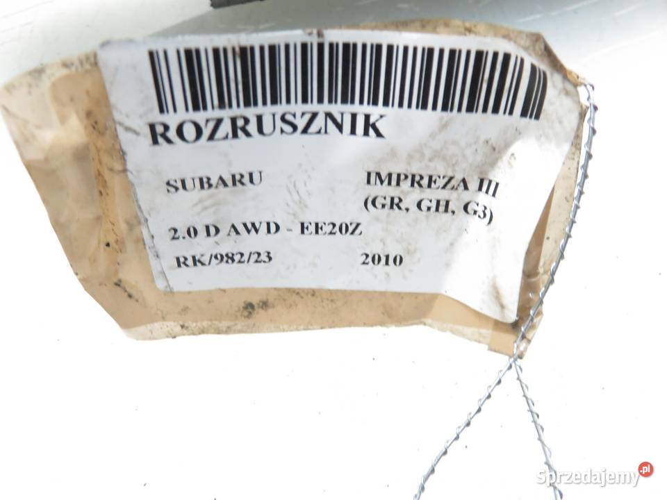 ROZRUSZNIK SUBARU IMPREZA III 20 D M002T89071 sprzedam