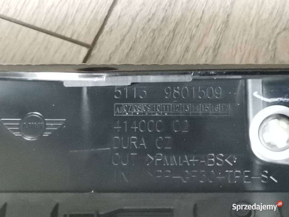 MINI R60 R61 LEWA OSŁONA SŁUPKA PRZÓD ORYG wielkopolskie Międzychód