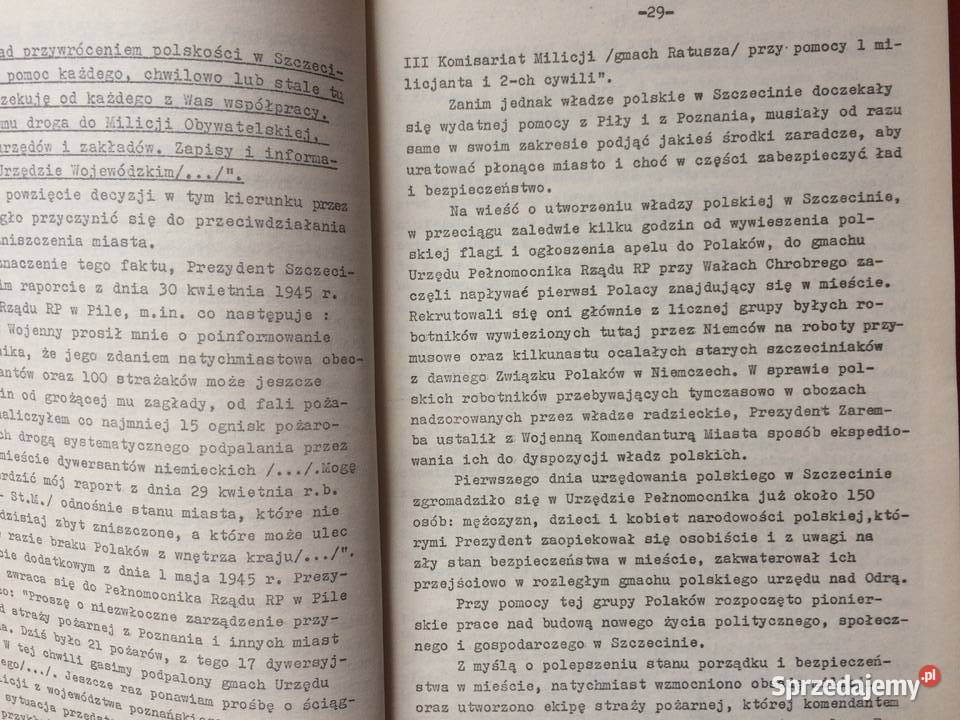 3203 Tworzenie Się Władzy Polskiej W Szczecinie Szczecin