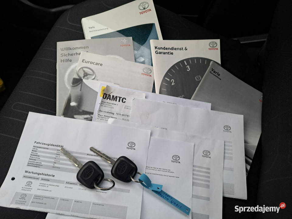 Toyota Yaris Z NiEMiEC ŁADNA klimatyzacja elektryczne lusterka