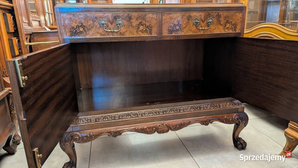 piękna komoda na lwich łapach mahoń sklep Dąbrowa Górnicza