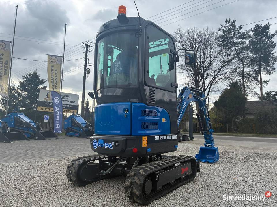 NOWA Minikoparka RIPPA R18 PRO 1800 mega Złoczew sprzedam