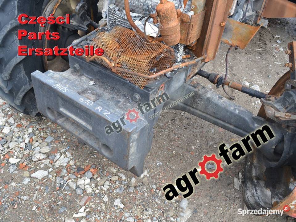 Renault Ares 610 części skrzynia biegów oś Części i osprzęt rolniczy Byków