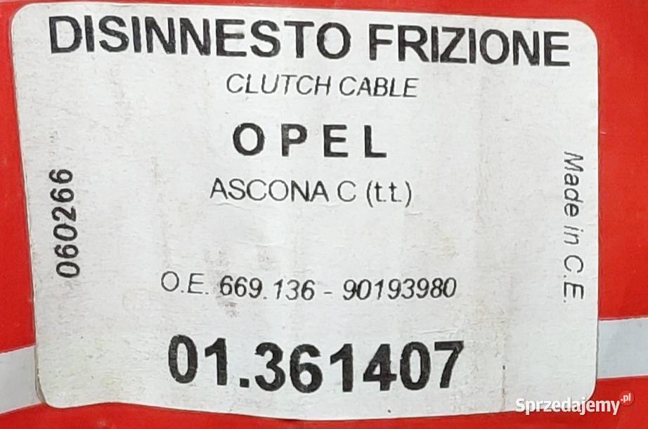 LINKA SPRZĘGŁA OPEL ASCONA C KADETT D 90193980 dolnośląskie Mielęcin