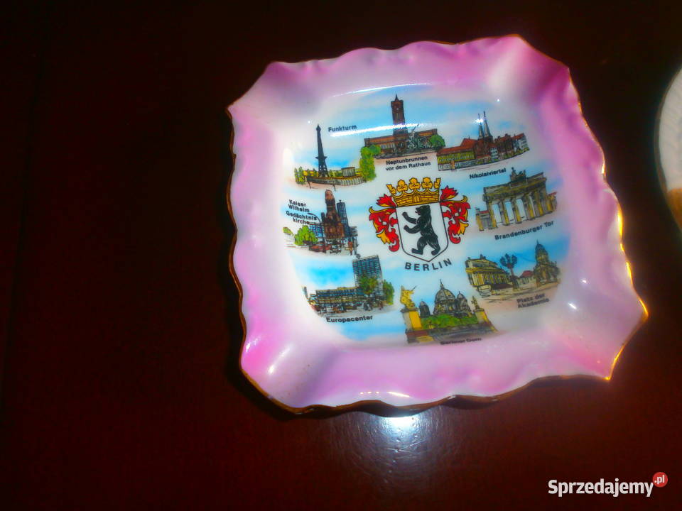 popielniczka BERLIN HAMBURG porcelana Zielona Góra