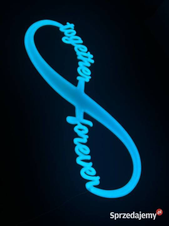 Ledon Neon Napis Together Forever znak Lublin sprzedam