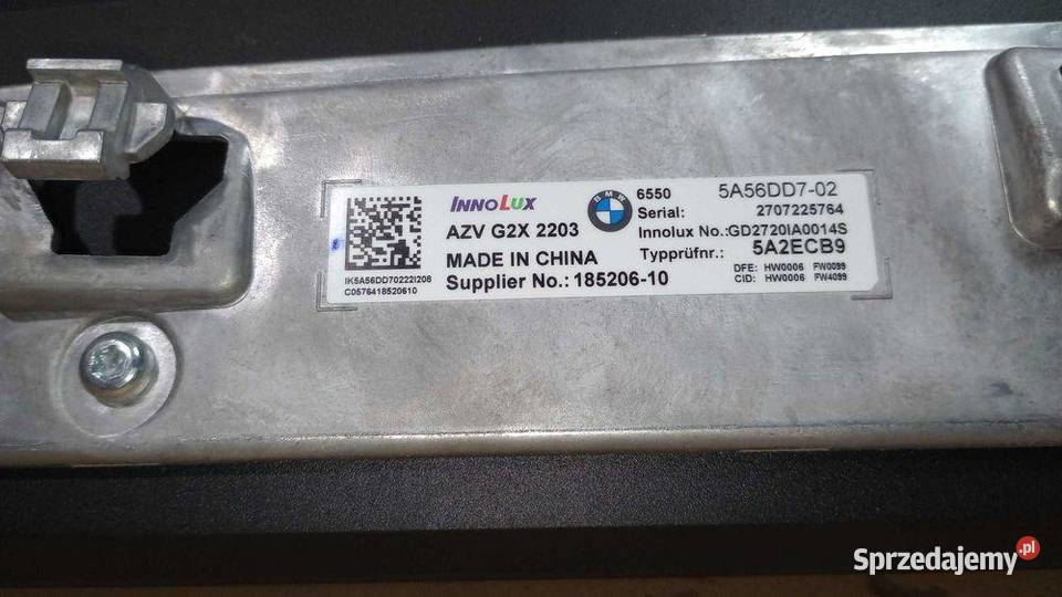 Licznik Zegary Ekran Lcd Wyswietlacz Bmw 3 G20 dolnośląskie