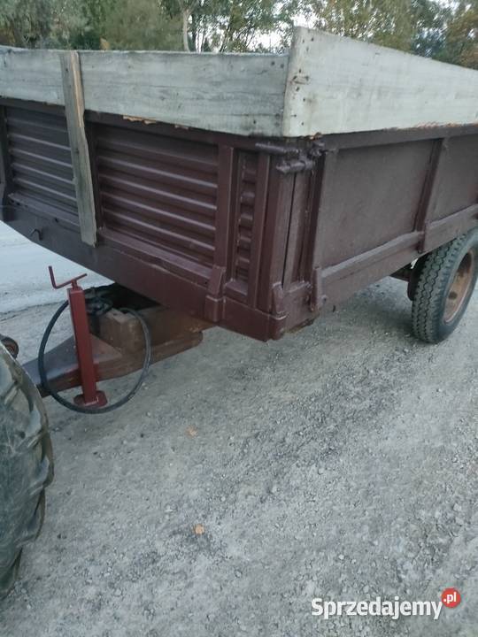 Przyczepa jedno osiową wywrotka Łagów sprzedam