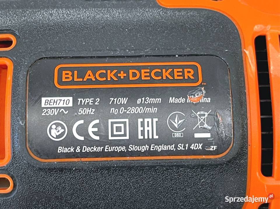 Wiertarka udarowa BlackDecker BEH710 710W Kraków sprzedam