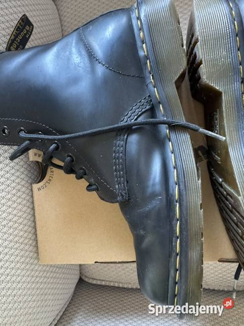 Trzewiki glany Dr Martens Air Wair 1460 czarne śląskie