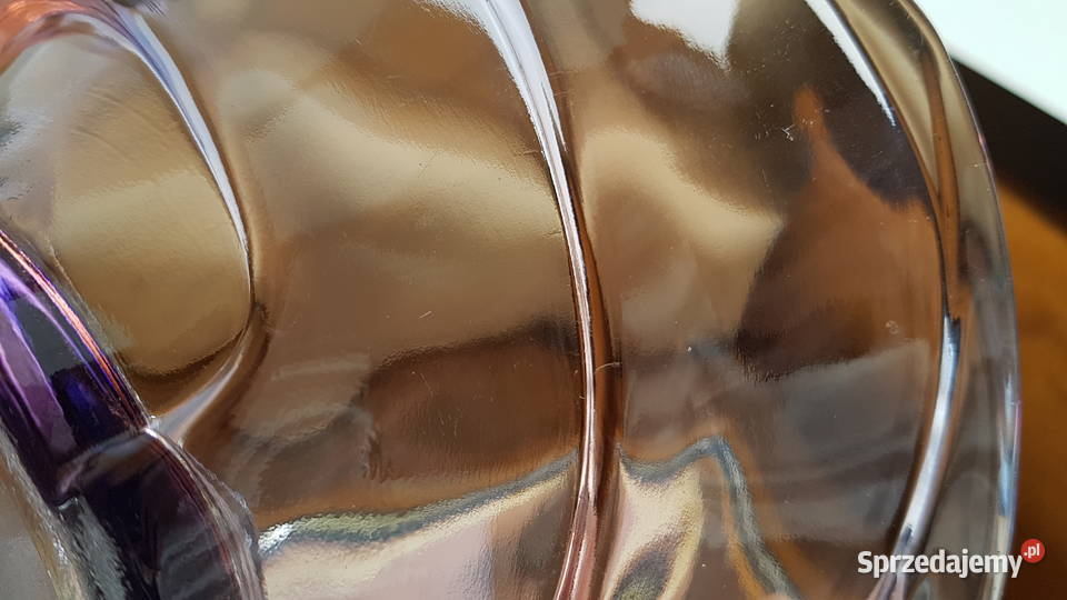 Misa miska Wir Młynek Ząbkowice kolorowe szkło śląskie Dąbrowa Górnicza