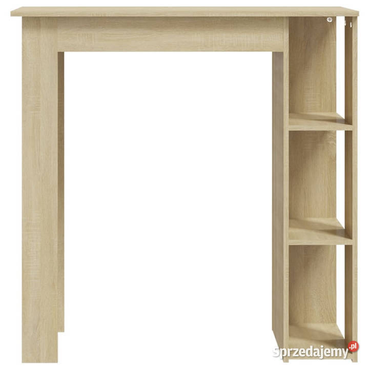 Stolik barowy z półkami dąb sonoma 102x50x1035 Warszawa sprzedam