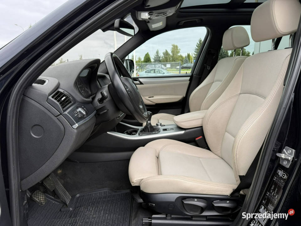 BMW X3 20D 184 xDrive 2011r skóry hak panorama centralny zamek X3 Wrocław