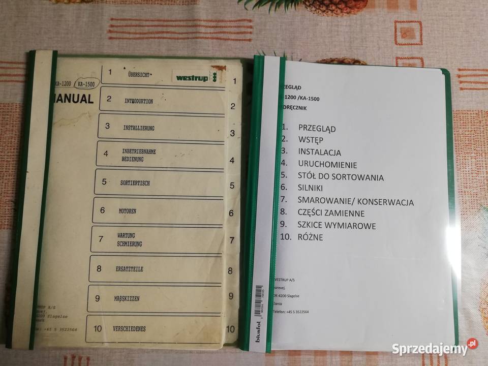 Instrukcja obsługi Bedlno sprzedam