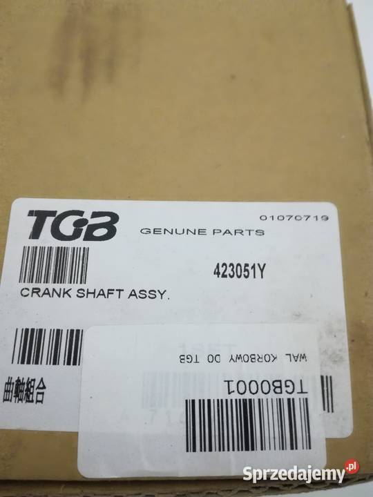 Wał korbowy do TGB Babimost