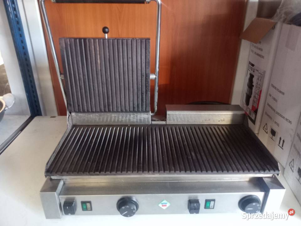 Grill kontaktowy podwójny ryflowany Redfox Wrocław wyposażenie