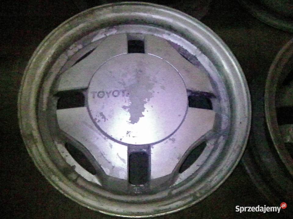 3 komplety felg OEM Toyota Corolla AE85 AE86 R13 Toyota (oryginalne) mazowieckie Warszawa