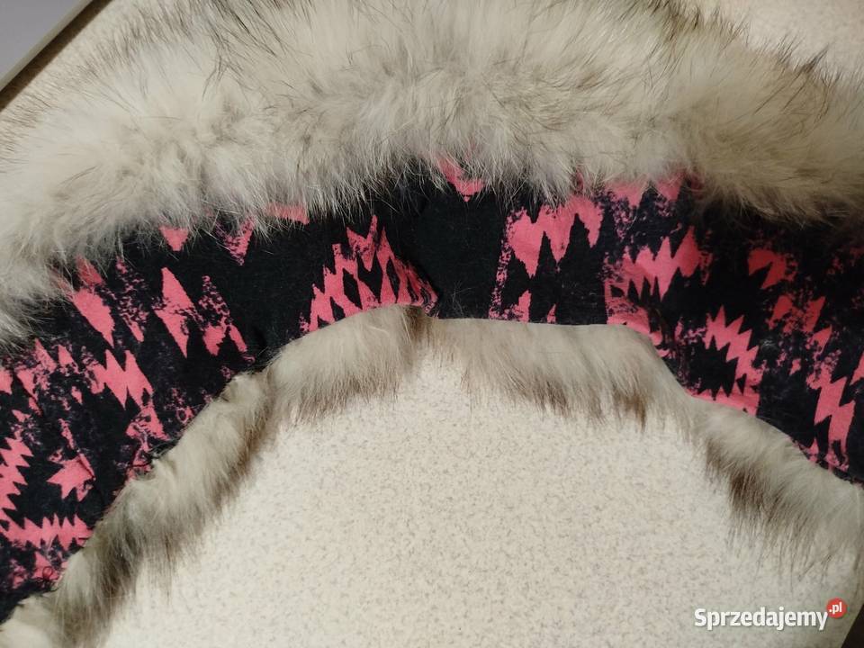 Kołnierz prawdziwe futro warmińsko-mazurskie Olecko